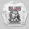 Jordan 4 “Fear” DopeSkill Long Sleeve T-Shirt Real Lover Graphic Streetwear - White