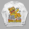 Jordan 6 “Yellow Ochre” DopeSkill Long Sleeve T-Shirt Born To Be Rich Graphic Streetwear - White 