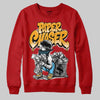 Red Sneakers DopeSkill Sweatshirt Paper Chaser Boy Graphic Streetwear - Red