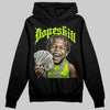 Neon Green Sneakers DopeSkill Hoodie Money Loves Me Graphic Streetwear - black