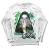 Jordan 1 High OG Green Glow DopeSkill Long Sleeve T-Shirt NPC Graphic Streetwear - White