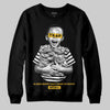 Yellow Sneakers DopeSkill Sweatshirt Scared Money Don't Make No Money Graphic Streetwear - Black