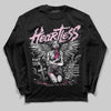 Dunk LowTriple Pink DopeSkill Long Sleeve T-Shirt Heartless Graphic Streetwear - Black