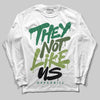 Foamposite Pro 'Pine Green' DopeSkill Long Sleeve T-Shirt They Not Like Us Graphic Streetwear - White