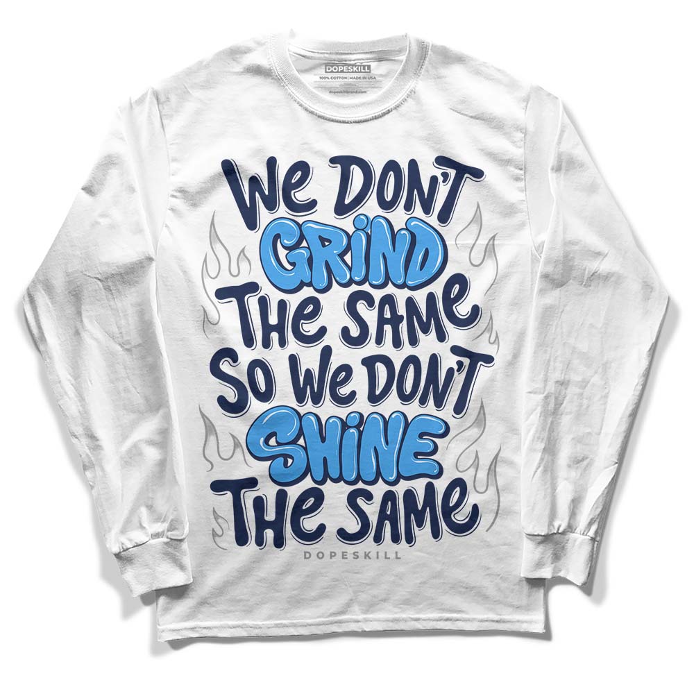 Jordan Spiz’ike Low “White/Obsidian” DopeSkill Long Sleeve T-Shirt Grind Shine Graphic Streetwear - WHite