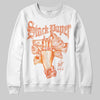 Orange Black White DopeSkill Sweatshirt Stack Paper Graphic