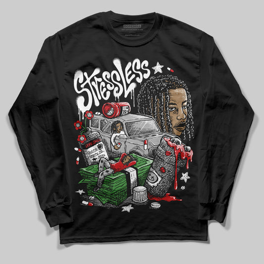 Jordan 3 OG “Black Cement” DopeSkill Long Sleeve T-Shirt Stressless Graphic Streetwear - Black