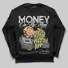 Jordan 4 GS “Light Lemon Twist” DopeSkill Long Sleeve T-Shirt MOMM Graphic Streetwear - black
