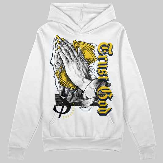 Dunk Low Vintage “Michigan” DopeSkill Hoodie Sweatshirt Trust God Graphic Streetwear - White