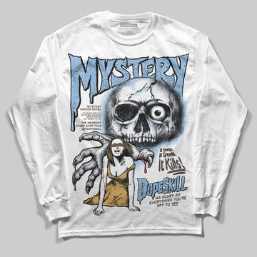 Adidas Handball Spezial ‘Light Blue’ DopeSkill Long Sleeve T-Shirt Mystery Ghostly Grasp Graphic Streetwear - WHite