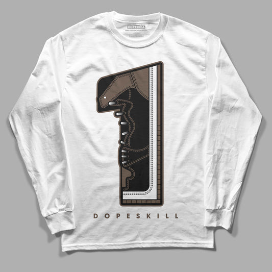 Jordan 1 Retro High OG Palomino DopeSkill Long Sleeve T-Shirt No.1 Graphic Streetwear - White