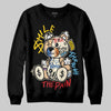 Jordan 17 Retro Low SP Infinite Archives DopeSkill Sweatshirt Smile Through The Pain Graphic Streetwear - Black
