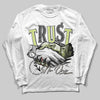 Jordan 5 “Luminous Green” DopeSkill Long Sleeve T-Shirt Trust No One Graphic Streetwear - White