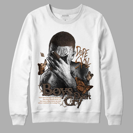 Jordan 1 Retro High OG Palomino DopeSkill Sweatshirt Boys Don't Cry Graphic Streetwear - White