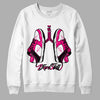 Jordan 1 Low GS “Fierce Pink” Dopeskill Sweatshirt Breathe Graphic Streetwear - White 