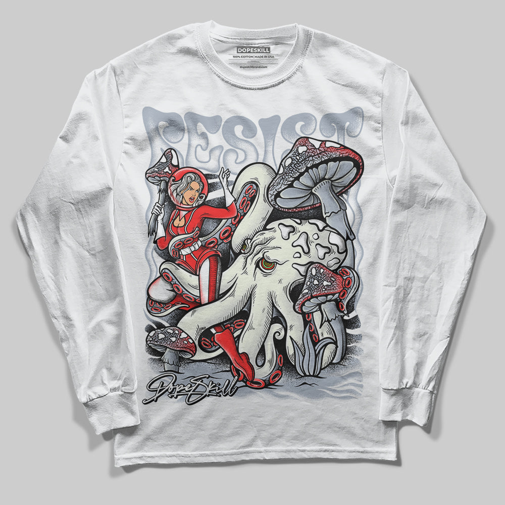 Jordan 3 Retro White Cement Reimagined DopeSkill Long Sleeve T-Shirt Resist Graphic Streetwear - White