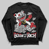 Jordan 11 Retro Low Bred (2025) DopeSkill Long Sleeve T-Shirt Born To Be Rich Graphic Streetwear - Black