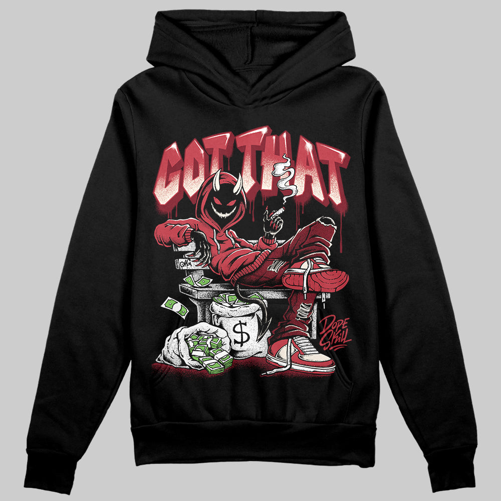 Jordan 4 “Sierra Red" DopeSkill Hoodie Sweatshirt Got That Graphic Streetwear - Black