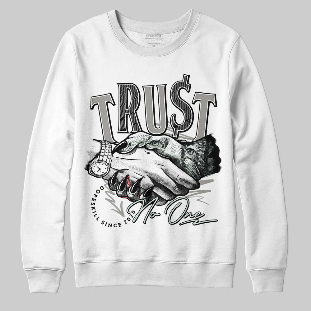 Jordan 1 Retro Low OG Year of the Snake (2025) DopeSkill Sweatshirt Trust No One Graphic Streetwear - White