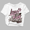 Jordan 11 Retro Neapolitan DopeSkill Women's Crop Top LOVE Graphic Streetwear