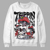 Bred Reimagined 4s DopeSkill Sweatshirt Trippin Graphic