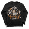 Jordan 3 Retro Palomino DopeSkill Long Sleeve T-Shirt No Money No Funny Graphic Streetwear - Black