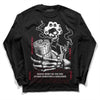 Jordan 1 Retro High '85 OG Metallic Burgundy DopeSkill Long Sleeve T-Shirt Show Me The Money Graphic Streetwear - Black