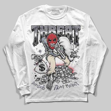 Jordan 11 Low CNY “Year of the Snake” DopeSkill Long Sleeve T-Shirt Threat Graphic Streetwear - White