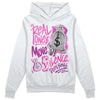Jordan 4 GS “Hyper Violet” DopeSkill Hoodie Sweatshirt Real Ones Move In Silence Graphic Streetwear - White