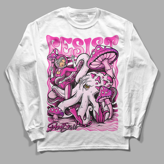 Dunk Low Triple Pink DopeSkill Long Sleeve T-Shirt Resist Graphic Streetwear - White 