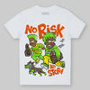 Neon Green Sneakers DopeSkill Toddler Kids T-shirt No Risk No Story Graphic Streetwear - White