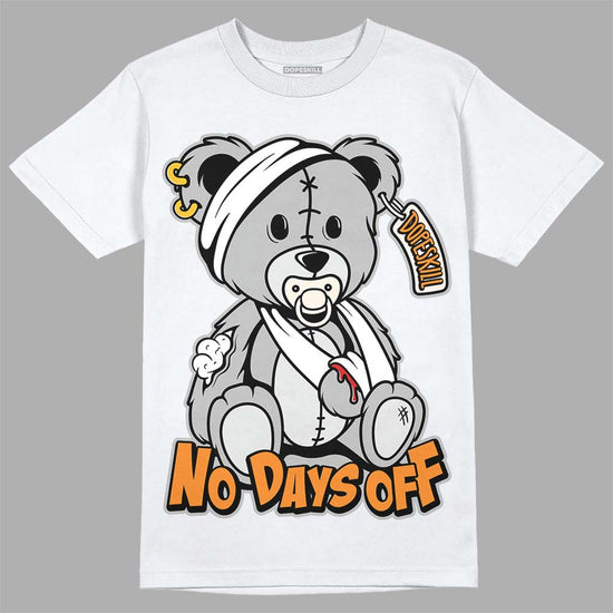 Dunk Low Cool Grey DopeSkill T-Shirt Hurt Bear Graphic Streetwear - White 