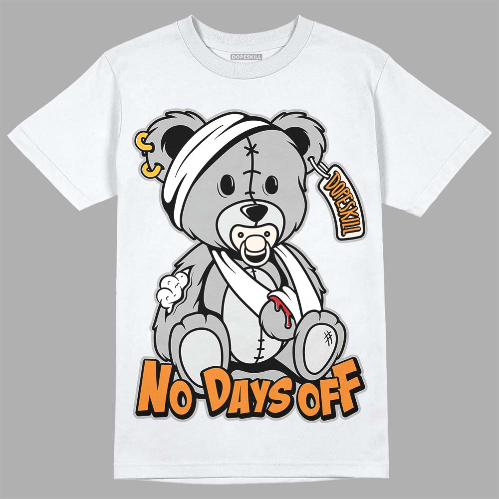 Dunk Low Cool Grey DopeSkill T-Shirt Hurt Bear Graphic Streetwear - White 