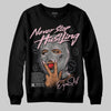 Air Max 95 OG “Pink Foam” DopeSkill Sweatshirt Never Stop Hustling Graphic Streetwear - Black