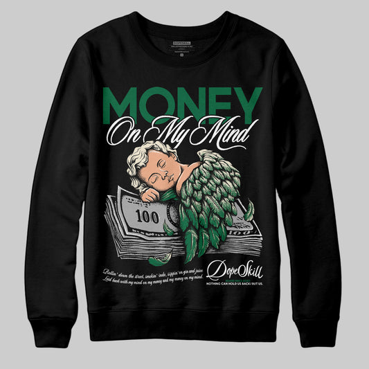 Jordan 13 GS “Pine Green” DopeSkill Sweatshirt MOMM Graphic Streetwear - Black
