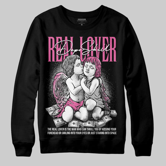 Asics Gel-Kayano 14 ‘Cream Sweet Pink’ DopeSkill Sweatshirt Real Lover Graphic Streetwear - Black