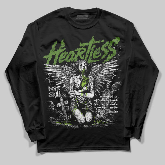 Dunk Low 'Chlorophyll' DopeSkill Long Sleeve T-Shirt Heartless Graphic Streetwear - black