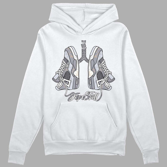 Jordan 4 Retro Frozen Moments DopeSkill Hoodie Sweatshirt Breathe Graphic Streetwear - White 