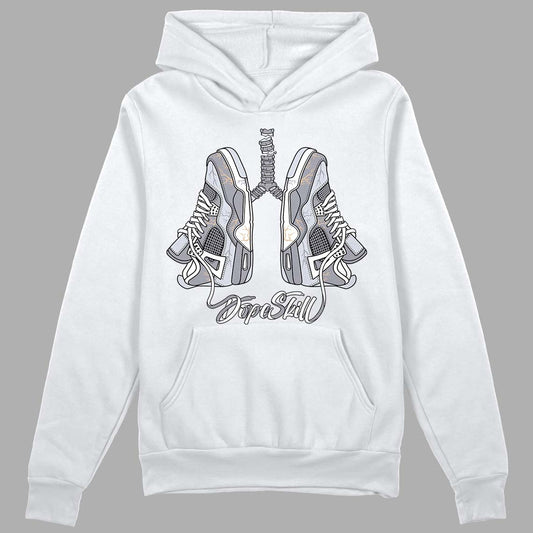 Jordan 4 Retro Frozen Moments DopeSkill Hoodie Sweatshirt Breathe Graphic Streetwear - White 