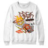 Jordan 3 Georgia Peach DopeSkill Sweatshirt Break Through Graphic Streetwear - White