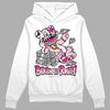 Dunk Low LX Pink Foam DopeSkill Hoodie Sweatshirt Born To Be Rich Graphic Streetwear - White