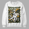 Jordan 4 Retro SE Craft Medium Olive DopeSkill Sweatshirt Resist Graphic Streetwear - WHite