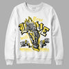 Jordan 11 Low 'Yellow Snakeskin' DopeSkill Sweatshirt True Love Will Kill You Graphic Streetwear - White