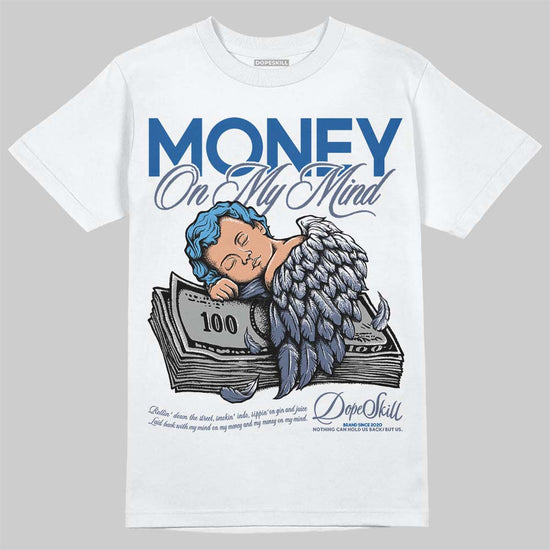 Jordan 11 Retro Low Diffused Blue DopeSkill T-Shirt MOMM Graphic Streetwear - White