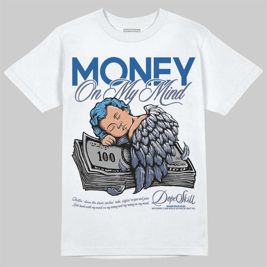 Jordan 11 Retro Low Diffused Blue DopeSkill T-Shirt MOMM Graphic Streetwear - White