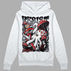 Jordan 4 “Bred Reimagined” DopeSkill Hoodie Sweatshirt Resist Graphic Streetwear - White