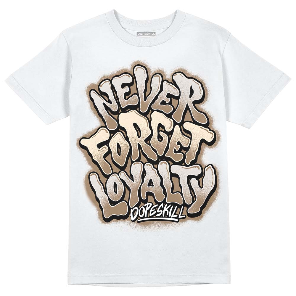 Jordan 5 SE “Sail” DopeSkill T-Shirt Never Forget Loyalty Graphic Streetwear - White 