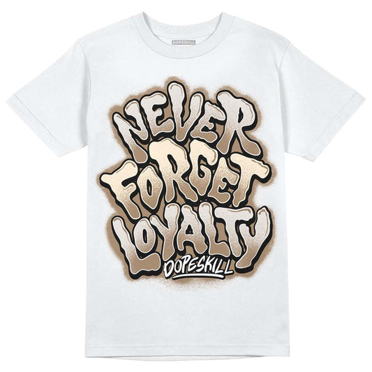 Jordan 5 SE “Sail” DopeSkill T-Shirt Never Forget Loyalty Graphic Streetwear - White 