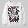 SoleFly x Air Jordan 12 Retro SP 'Cafecito/Baroque Brown' DopeSkill Sweatshirt Stay It Busy Graphic Streetwear - White