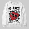 Nigel Sylvester x Jordan 1 Low OG “Nitro” DopeSkill Sweatshirt Crying Heart Graphic Streetwear - White